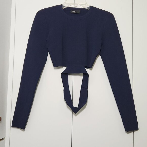 Babaton Sweaters - Aritzia Ten by Babaton Retrospect Sweater Women's Size M Navy Blue